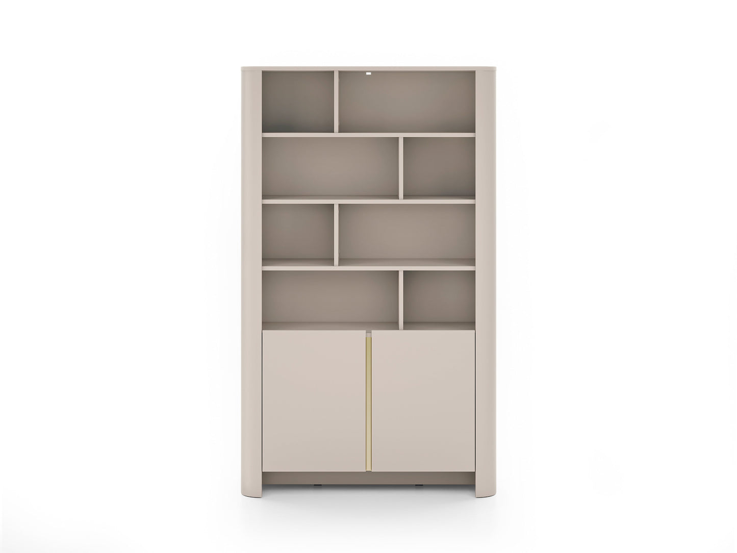 PI Bari Bookcase – Cashmere Finish