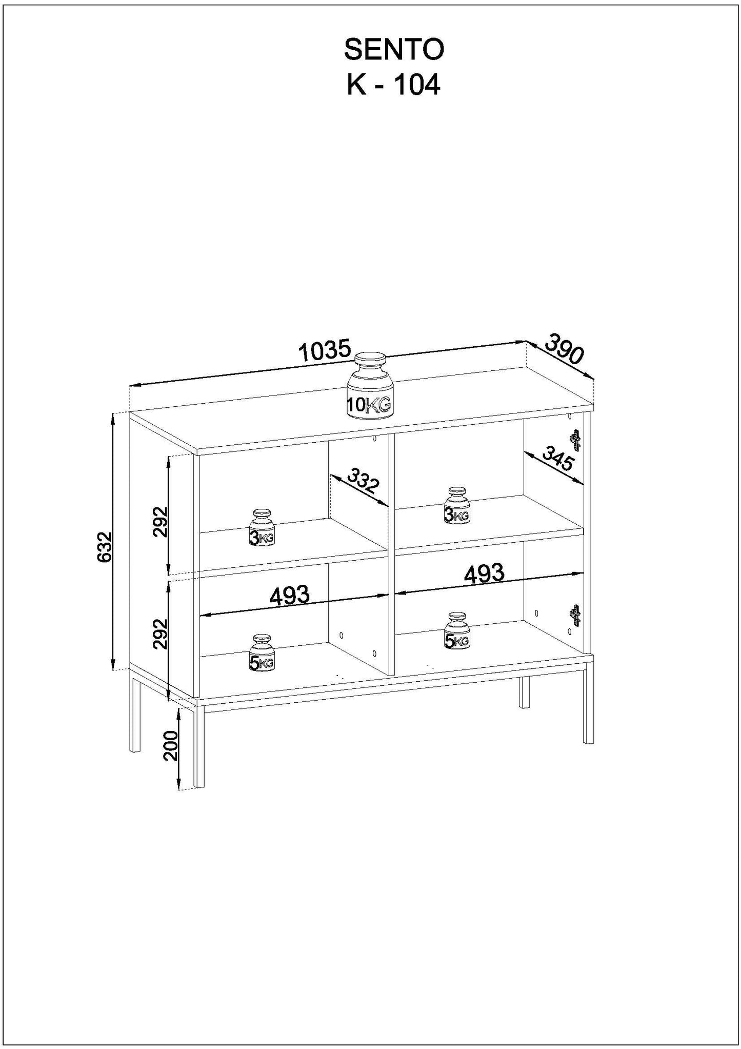 Sento Dresser - Modern Design with Practical Elegance Cashmere