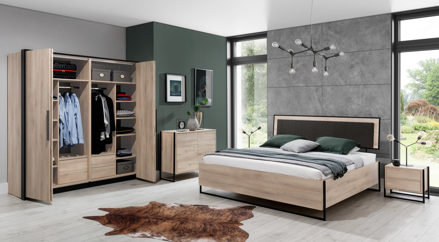 NE Loft Lorenzo – 4-Door Wardrobe 204 cm