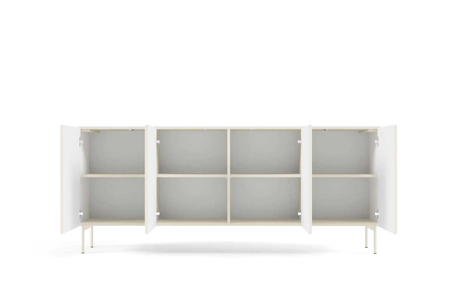 Lask Multi Cashmere – Sideboard 195 cm with 4 Doors (195.2 × 81.2 × 39.8 cm)