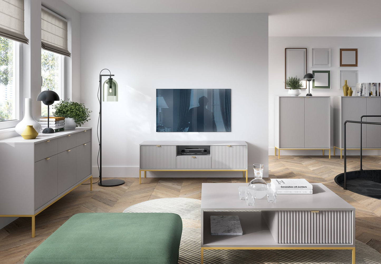 Nova Coffee Table Gray - Modern Design and Practical Functionality