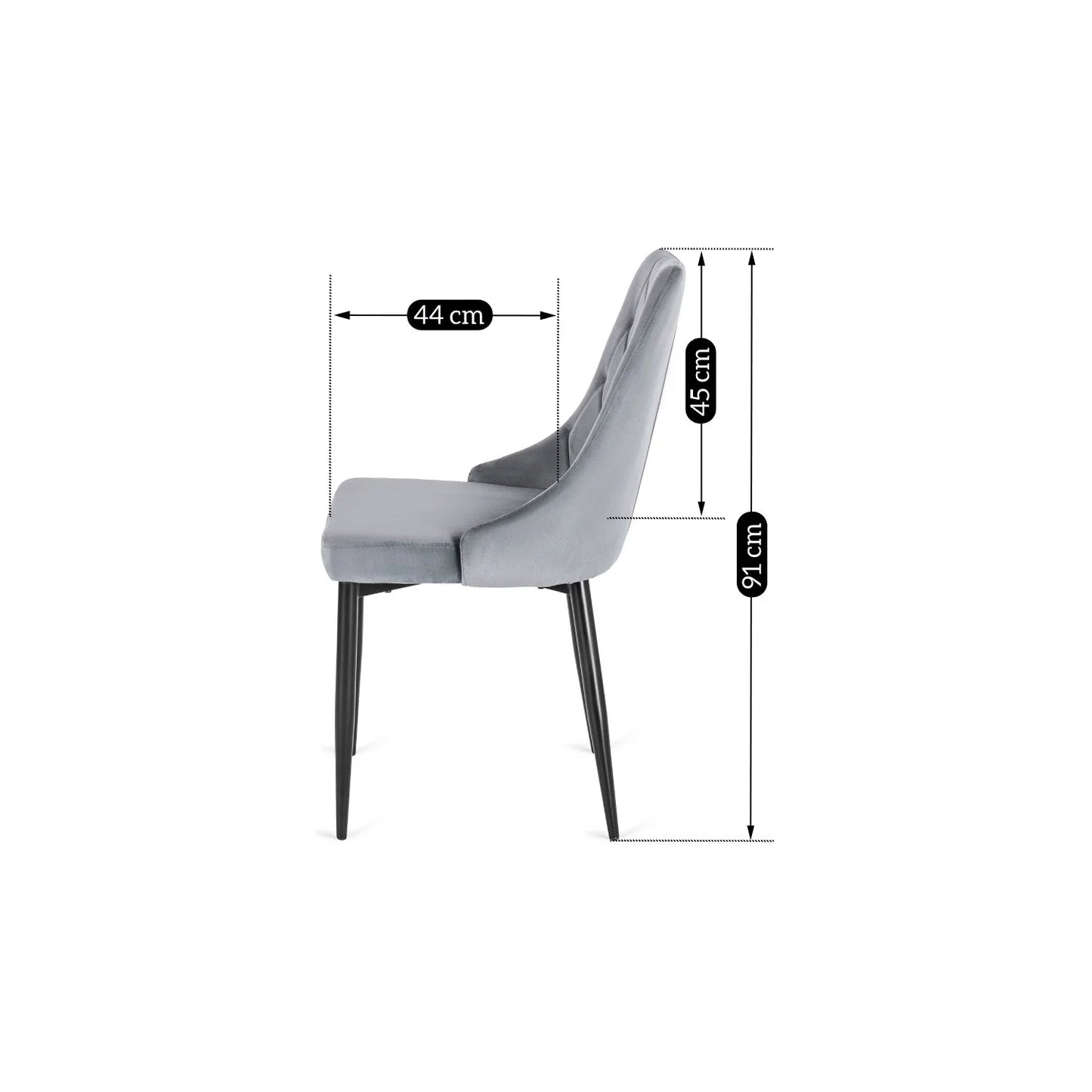 Elite CORK 2 Gray Upholstered Chair – Modern Comfort & Timeless Style