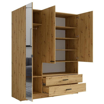 MO Torino 3D Wardrobe – Oak Artisan