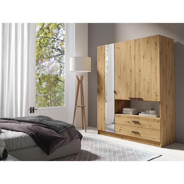 MO Torino 3D Wardrobe – Oak Artisan