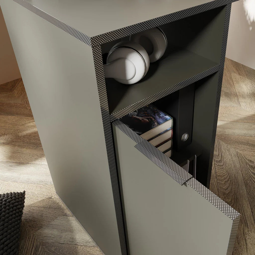 MO Carbon Corner Desk - Gray