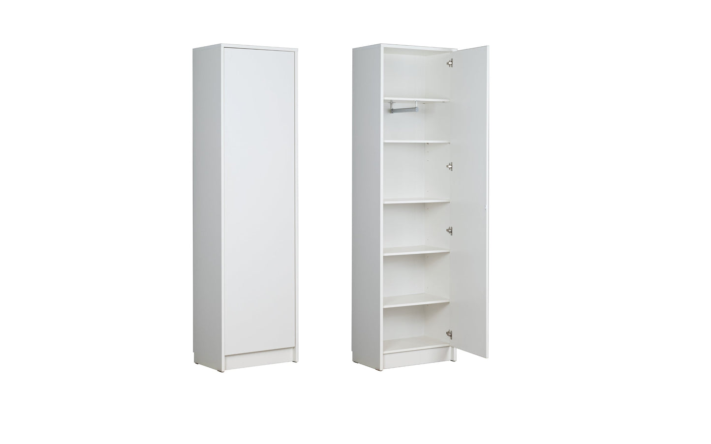 Customizable SLEEP BOX Murphy Bed Horizontal  Furniture Set White Matt 90 x 200 cm