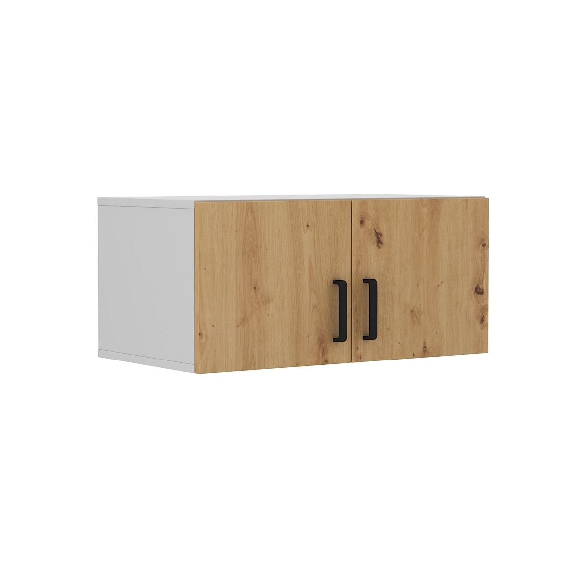 LE Malta 112 2F Overhead Cabinet in Artisan Oak & Light Grey