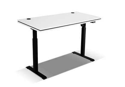 LE Malta 161 Electric Height Adjustable Desk in Light Grey