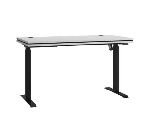 LE Malta 161 Electric Height Adjustable Desk in Light Grey