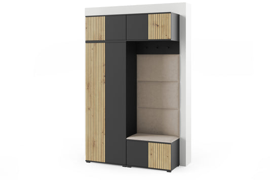 PK Ross 3 Hallway Set –  Upholstered Panels in Various Colours