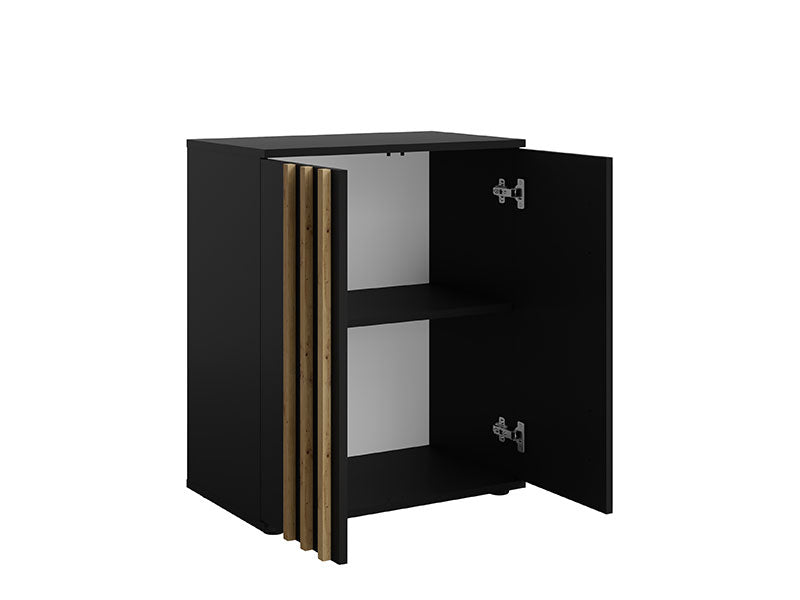 MO Toll 2D Sideboard – Black / Artisan Oak