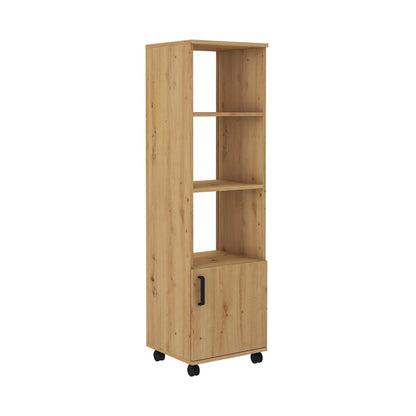 LE Malta 220 1F High Mobile Pedestal in Artisan Oak