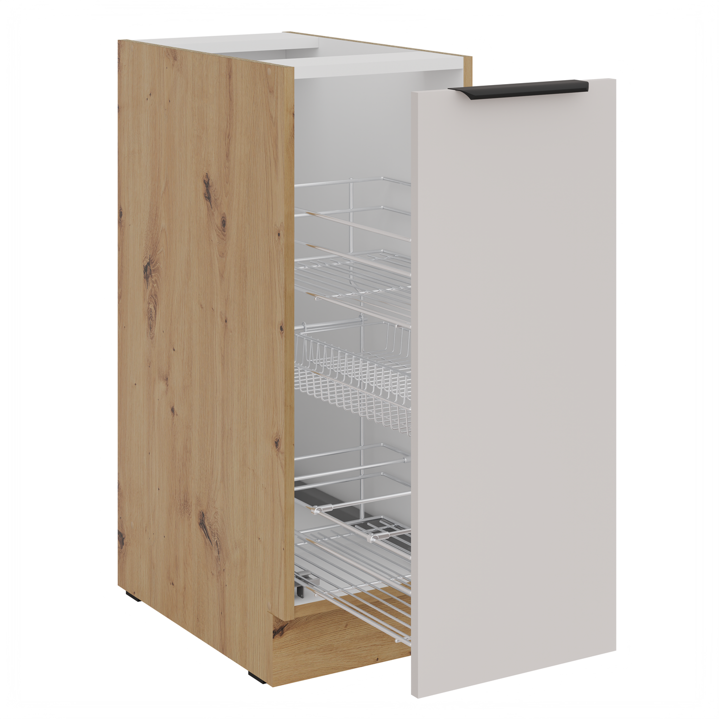 LE Solea Kitchen Cabinet 30x82x52 cm Cargo – Cashmere / Artisan Oak