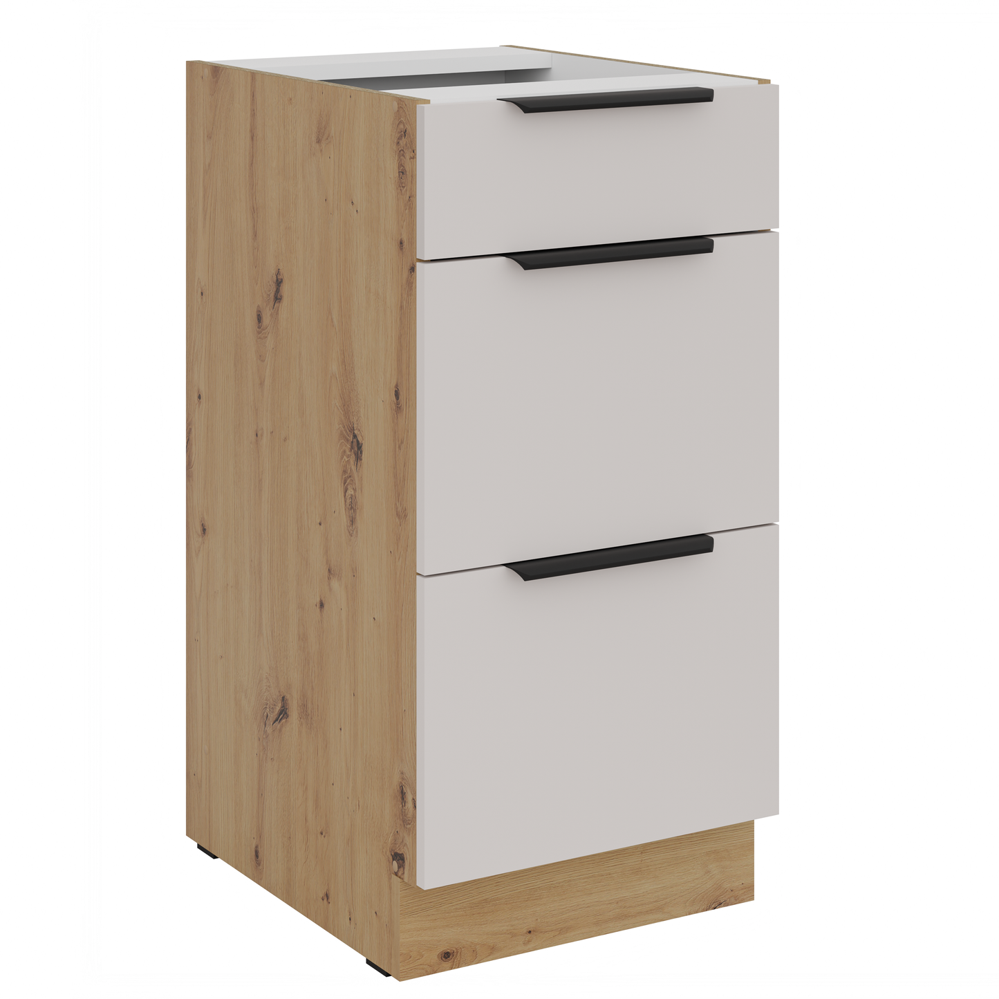 LE Solea Base Kitchen Cabinet 40x82x52 cm – Cashmere / Artisan Oak