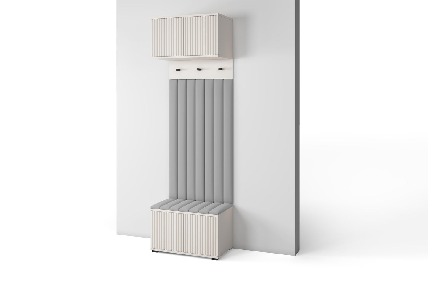 PK Rayo 5 Hallway Wardrobe - Upholstered Panels in Various Colours