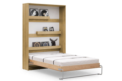 NE BASIC Murphy Bed Vertical Basic Sonoma Oak 90,120,140 x 200 cm Mattress