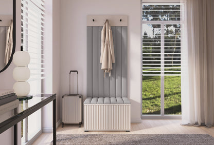 PK Rayo 6 Hallway Wardrobe - Upholstered Panels in Various Colours