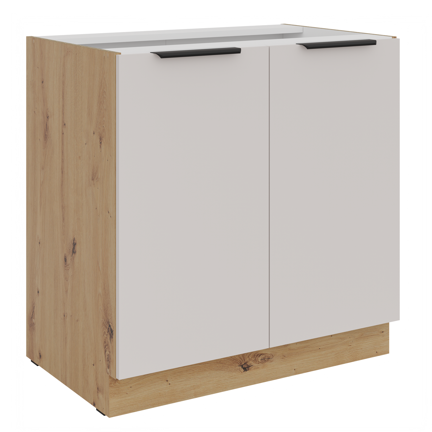 LE Solea Sink Base Cabinet 80x82x52 cm – Cashmere / Artisan Oak