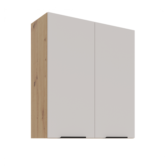 LE Solea Wall Cabinet 80x90x31 cm – Cashmere / Artisan Oak