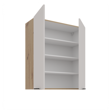 LE Solea Wall Cabinet 80x90x31 cm – Cashmere / Artisan Oak