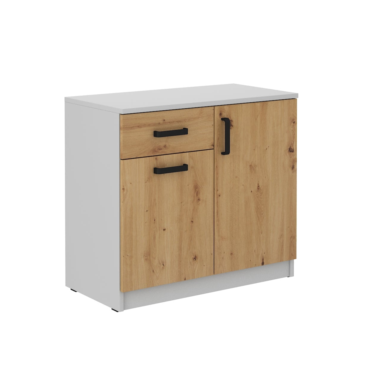 LE Malta 820 2F1S Sideboard in Artisan Oak & Light Grey