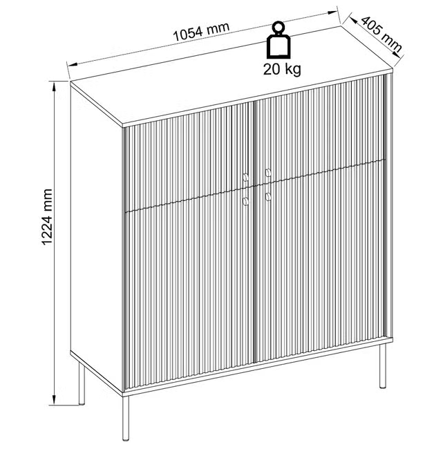 MO Iris 4D Sideboard