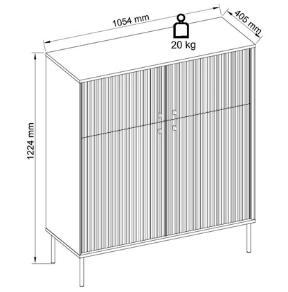 MO Iris 4D Sideboard