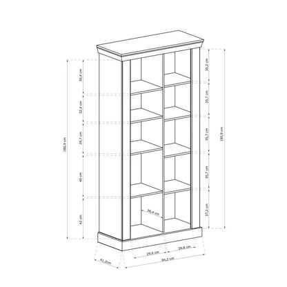 S-Antica Display Cabinet Kraft Gold A-10