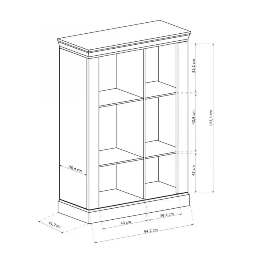 S-Antica Display Cabinet Kraft Gold A-12