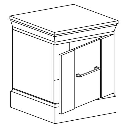 S-Antica Nightstand Light Ash A-7