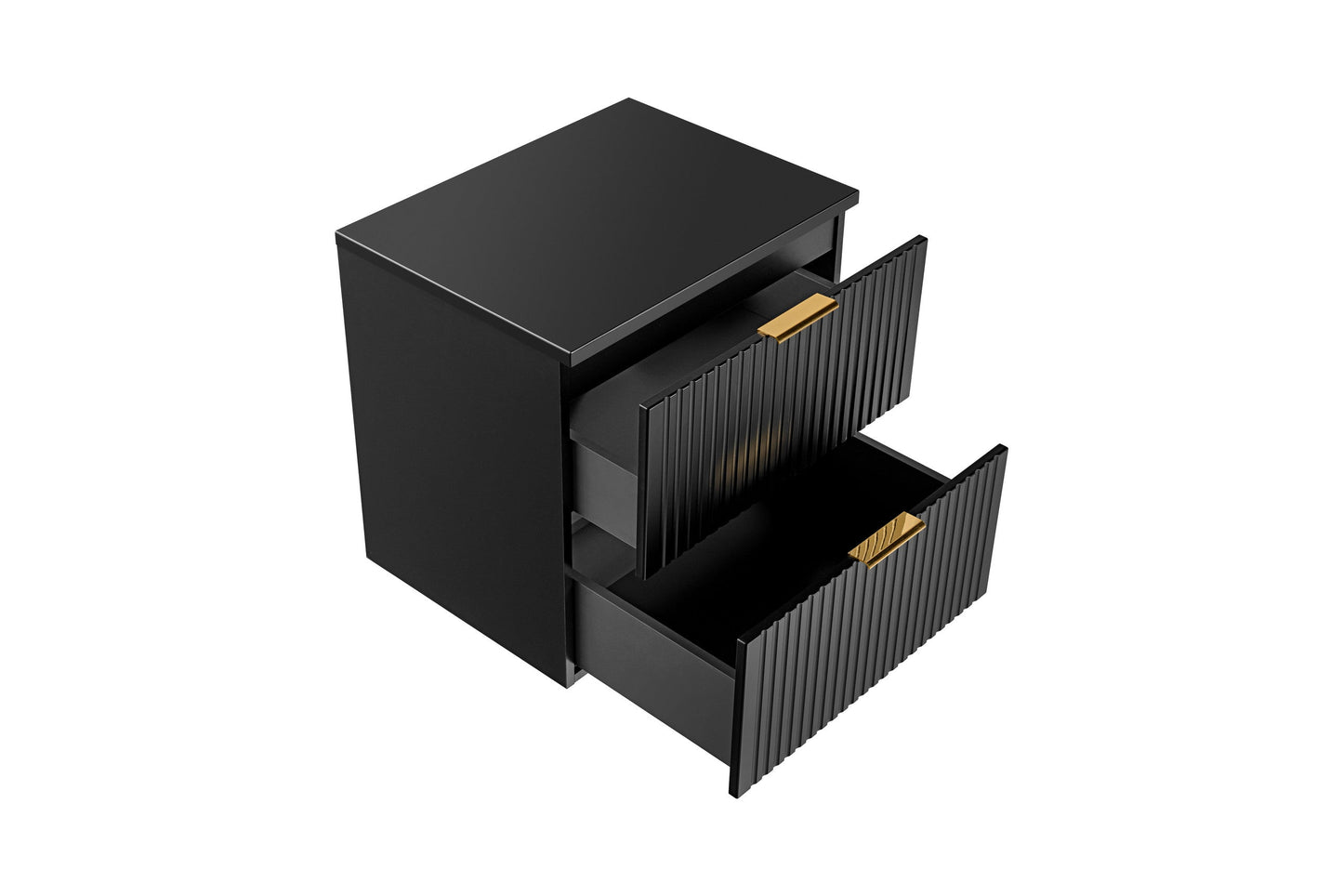 Adel Black Bathroom with High Cabinet Smile 60 cm SET-ADB B