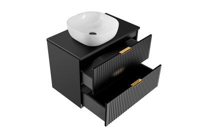 Adel Black Bathroom Smile 80 cm SET-ADB B