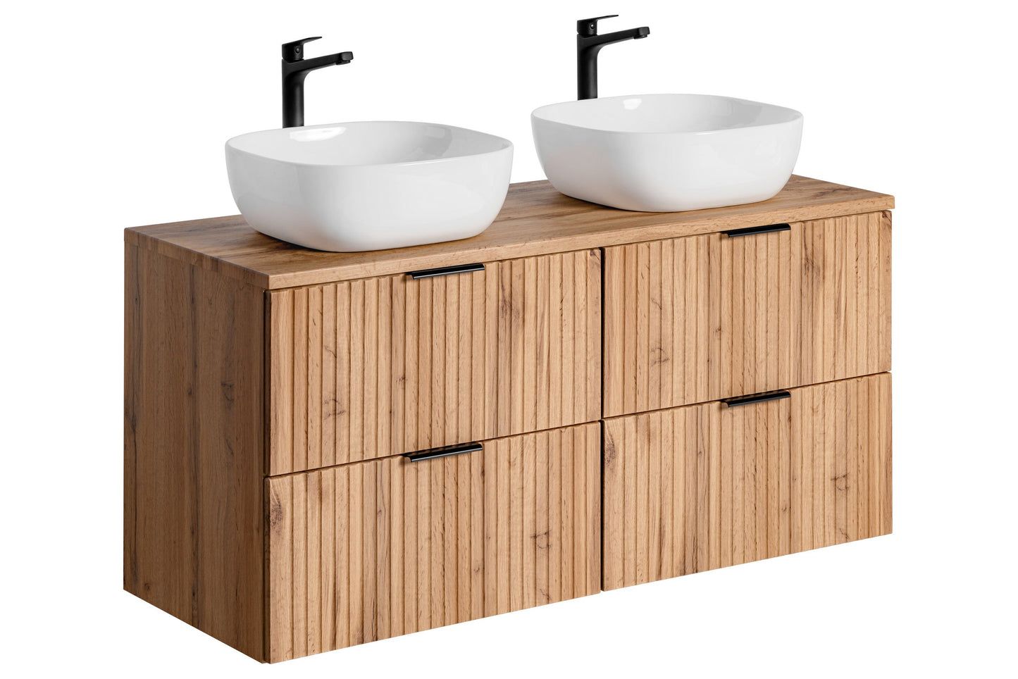 Adel Oak Bathroom Cabinet Smile 120 cm SET-ADO B