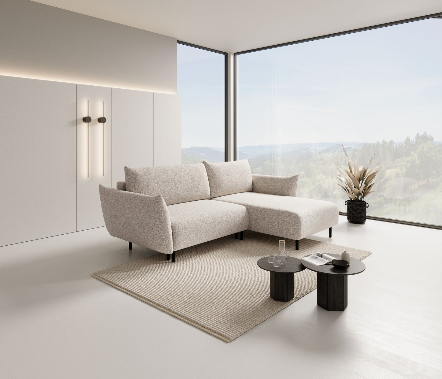 Lask ADEL Universal Corner Sofa – 257 x 171 cm