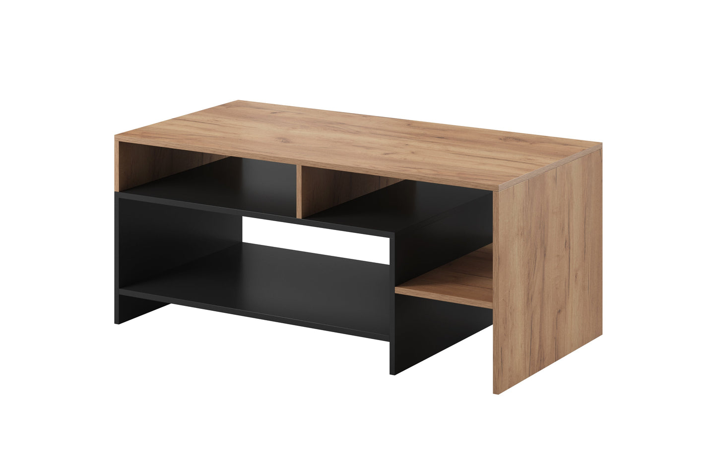 Lask ALVA Coffee Table – 120 x 60 x 53 cm – Golden Oak & Anthracite