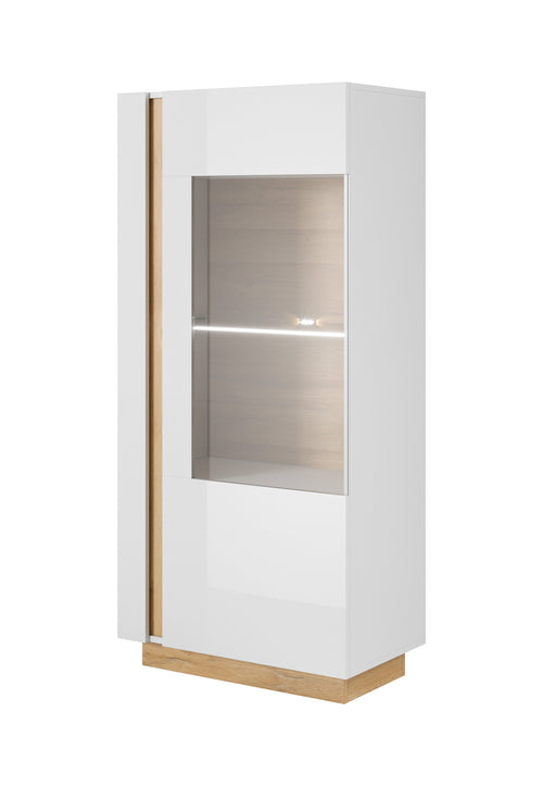 Lask ARCO Display Cabinet 72 – 72 x 40 x 154 cm – White