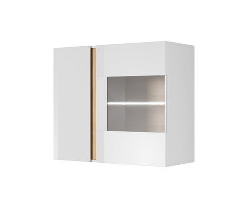 Lask ARCO Wall-Mounted Display Cabinet 96 – 96.5 x 40 x 82.5 cm – White