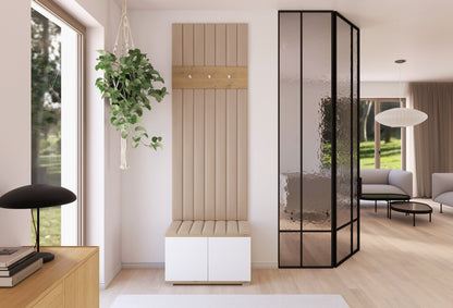 PK Sevilla 12 Hallway Wardrobe - Upholstered Panels in Various Colours