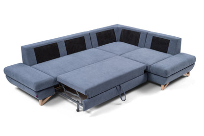Lask AVESTA II Corner Sofa – 272x199 cm | Sleeping Area 138x211 cm | Left or Right Side