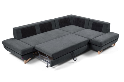 Lask AVESTA II Corner Sofa – 272x199 cm | Sleeping Area 138x211 cm | Left or Right Side