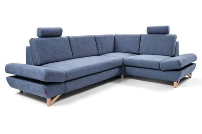 Lask AVESTA II Corner Sofa – 272x199 cm | Sleeping Area 138x211 cm | Left or Right Side