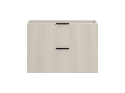 Adel Cashmere Black Handle Bathroom Sett 80 cm SSET-ADC B WOTAN