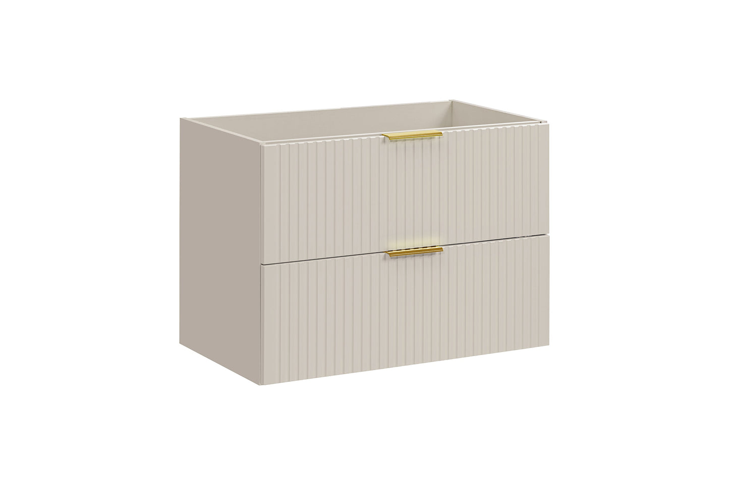 Adel Cashmere Gold Handle Bathroom with High Cabinet 60 cm SSET-ADC B