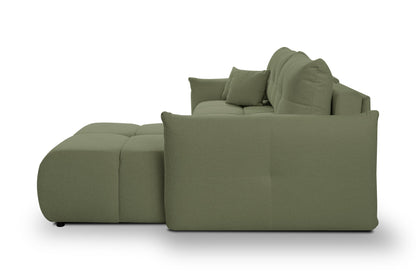 Lask BASE Corner Sofa with Sleeping Function – 257 x 177 cm – Left or Right Configuration