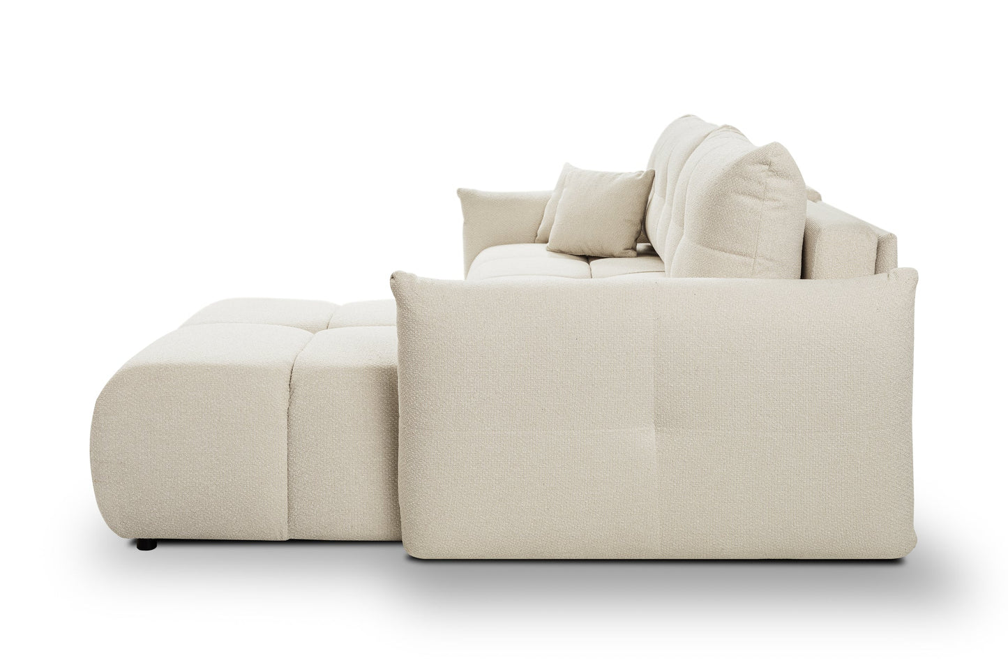 Lask BASE Corner Sofa with Sleeping Function – 257 x 177 cm – Left or Right Configuration