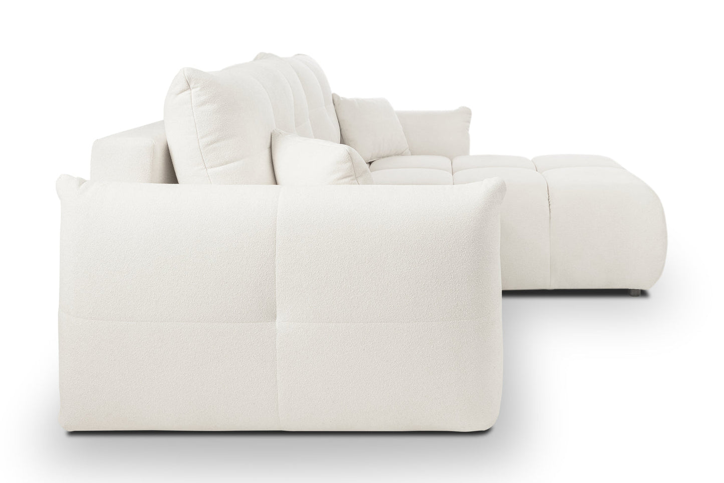 Lask BASE Corner Sofa with Sleeping Function – 257 x 177 cm – Left or Right Configuration