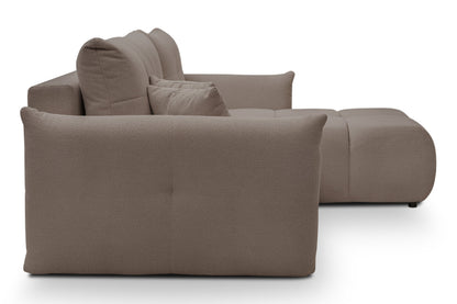 Lask BASE Corner Sofa with Sleeping Function – 257 x 177 cm – Left or Right Configuration