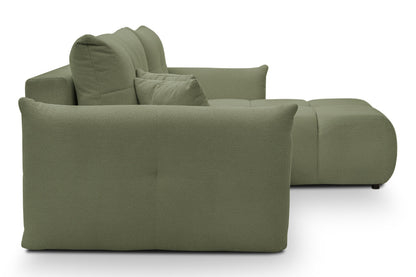 Lask BASE Corner Sofa with Sleeping Function – 257 x 177 cm – Left or Right Configuration