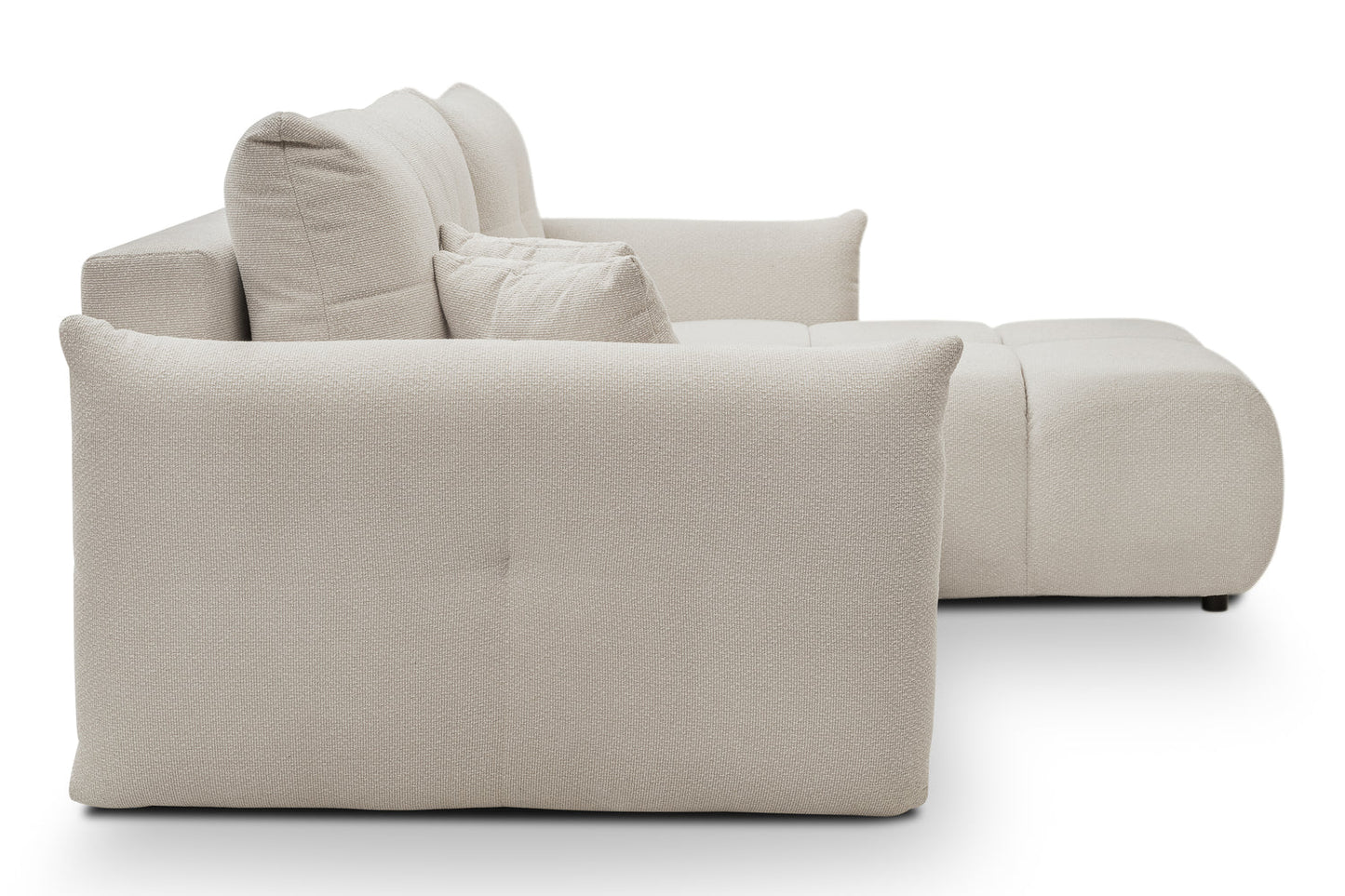 Lask BASE Corner Sofa with Sleeping Function – 257 x 177 cm – Left or Right Configuration