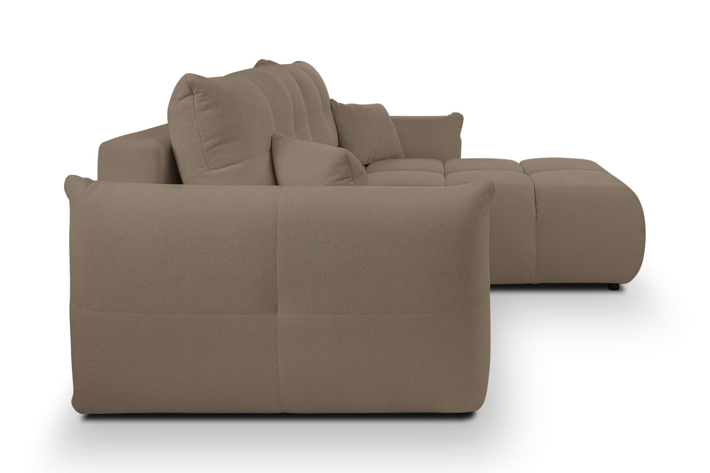 Lask BASE Corner Sofa with Sleeping Function – 257 x 177 cm – Left or Right Configuration